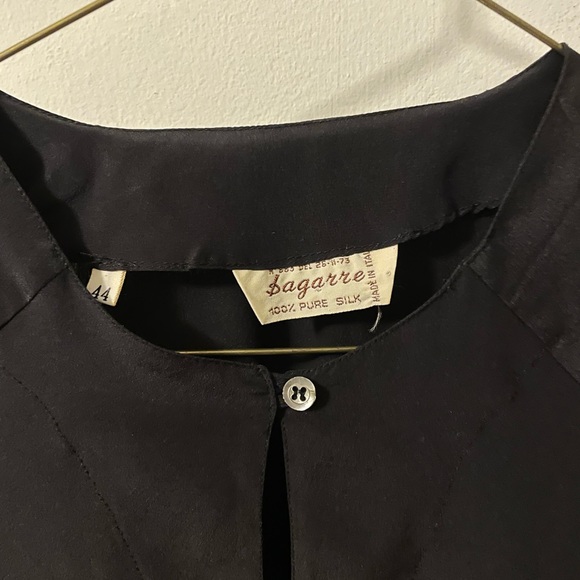 100% Silk Longsleeve Blouse - Picture 1 of 5